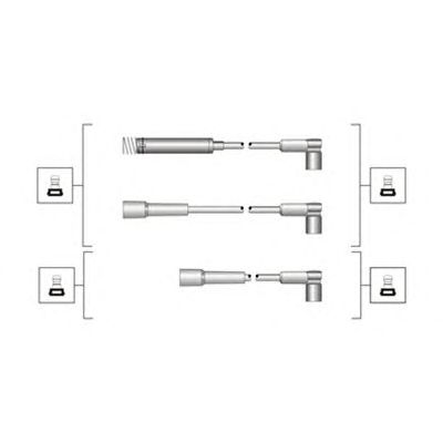 MAGNETI MARELLI 941319170020 -  Комплект проводов зажигания